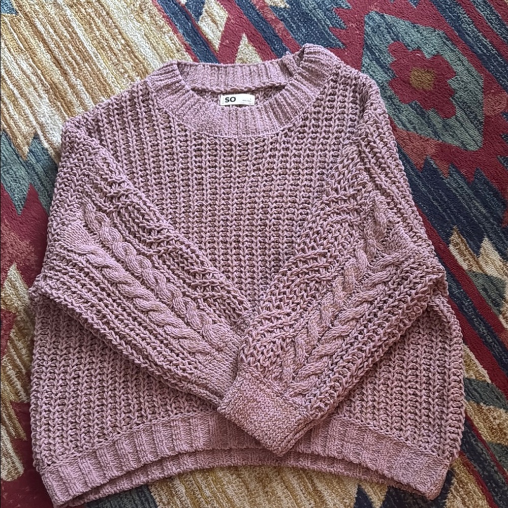 SO Women's Pink Sweater